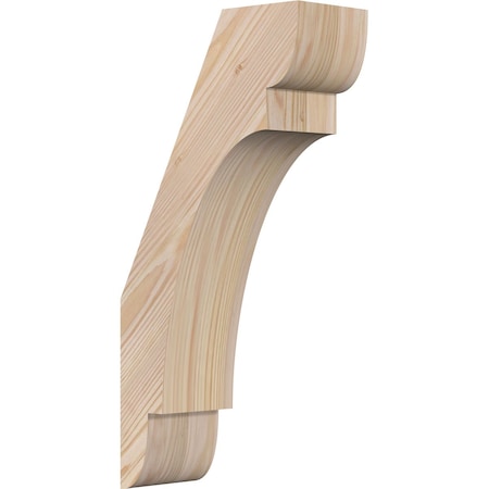 Ekena Millwork 3 1/2"W x 8"D x 16"H Olympic Smooth Knee Brace, Douglas Fir BRC04X08X16OLY00SDF